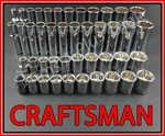 Craftsman Tools 44PC Short & Deep 3/8 Sae Metric 12PT Ratchet Wrench Socket Set. Fixed Price $77.49.