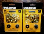 2X Bostitch 3/8" Kit: Grommets/washers/tool/punch/base -24 Sets- BFG238K. Fixed Price $16.99.