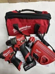 Milwaukee M12 Fuel 3497-22 Hammer Drill Impact Driver Batteries Charger Bag. Fixed Price $219.99.