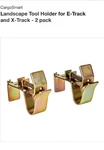 Cargosmart Landscape Tool Holder For E-track X-track 2 Pack. Fixed Price $20.99.