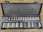 Kd Tools Usa 21 Of 23 Piece Metric 1/2 Drive 12 Point Socket Set. Fixed Price $50.00.