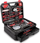 Kingtool 325 Piece Repair Kit, General Home/auto Red, Black Nib. Fixed Price $89.99.