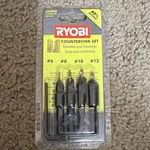 Ryobi Countersink Set AR2008G Mpn #6 #8 #10 #12 Precision Drill Bit Kit. Fixed Price $8.99.