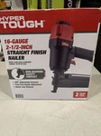 Hyper Tough 16-GAUGE 2-1/2" Straight Finish Pneumatic Nailer HTFN64. Fixed Price $69.99.