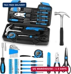 Hangying 39 Piece Basic Home Tool Set Household Kit For General Repair. Fixed Price $29.71.