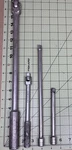 S-k Wayne 41653 17" 1/2" 45153 3/8" Breaker Bars + 6"&12" 3/8DR Vtg. Fixed Price $51.18.
