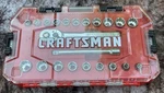 Craftsman Mechanics Tool Set 3/8" Dr Sae/metric 22-PC. Fixed Price $35.00.