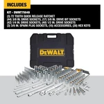 Dewalt DWMT75049 192PC Mechanics Tool Set Sae Metric Sockets Hard Case. Fixed Price $186.00.