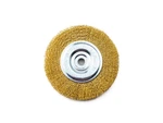 Vct 6" Brass Coated Steel Wire Wheel Brushes For Bench Grinder 5/8 1/2 Arbor New. Fixed Price $20.20.