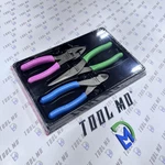 Snap-on Tools Usa New 3PC Assorted Colors Plier Cutter Needle Nose Set PL306ACF. Fixed Price $249.95.