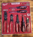 Milwaukee 48-22-0145 7PC. Electrician's Hand Tool Set. ((read Description))). Fixed Price $79.99.