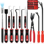 13 Pcs Precision Pick And Hook Tool Set With Clip Removal Plier Rivets Puller Fa. Fixed Price $35.95.