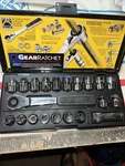 Pass-thru 3/8 In. Drive 6-POINT Sae/metric Gearratchet And Socket Mechanics Tool. Fixed Price $85.00.