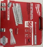 Milwaukee Tool 48-22-9008 3/8" Drive 56PC Ratchet & Socket Set Sae Metric. Fixed Price $125.00.