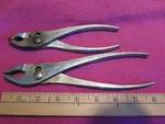 Lot Vintage Usa Fleet 3148 8" + Stanley Handyman 1500 6.5" Pliers Tools. Fixed Price $10.25.
