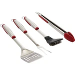 Grillpro Rubber Insert Handle Stainless Steel 4-PIECE Barbeque Tool Set 40070. Fixed Price $42.71.