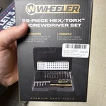 Wheeler 55-PIECE Hex Torx Phillips Flat Screwdriver Set Versatile Bit Holder. Fixed Price $49.99.