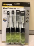 Piece Woodworking Chisels Set By Pro-grade 1/4 1/2 3/4. Fixed Price $19.95.