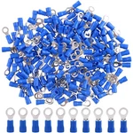 Hilitchi 100PCS 16-14AWG Insulated Terminals Ring Electrical Wire Crimp Blue. Fixed Price $15.66.