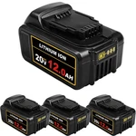1/4X Lithium Ion Battery For Dewalt Volt Max 12.0AH DCB205 DCB206 DCB200. Fixed Price $109.99.