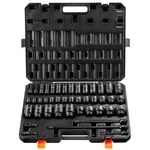 Impact Sockets Set 43PCS 6-POINT 1/2IN Drive Bit Ratchet Tool Kit Case. Fixed Price $145.99.