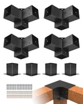 Vevor 4X4" Pergola Bracket Kit Inner 3.5X3.5 3-WAY Corner Diy Post Pcs. Fixed Price $87.99.