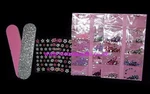 Set Nail Art Finger Kit Girls Kids Stickers Gems Jewels File Tips Design Craft. Fixed Price $9.19.