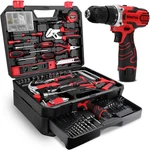 Kingtool 276-PIECE Set Kit With 12V Cordless Power Drill.... Fixed Price $161.11.