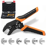6-IN-1 Crimping Tool Kit, Wire With Quick-change Dies (40CR),.... Fixed Price $41.61.