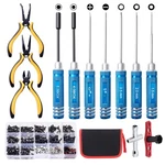 Rc Car Tool - Screwdriver Set (flat/phillips/hex/nut), Screws Kit, Pliers.... Fixed Price $76.70.