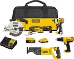 Dewalt DCK551D1M1 20V Cordless Tool Combo Kit. Fixed Price $574.99.