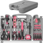 Hi-spec 54PC Pink Home Diy Repair Tool Kit Set. Women Ladies Piece,. Fixed Price $55.11.