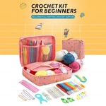 Lovely 59PCS Beginner Crochet Set Diy Kit With Storage Bag Sewing Knitting Tools. Fixed Price $72.00.