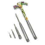 Floral Hammer & Screwdriver 6 Piece Set Pattern 2, Flower Lady's. Fixed Price $12.99.