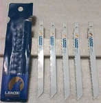 5PC Lenox 486J 4-1/2" Bi-metal Fast Wood Cutting Jigsaw Blades Usa. Fixed Price $11.56.