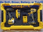 Dewalt Toughsystem Atomic Combo Drill Impact Battery Deep Tray Box Foam Kraft. Fixed Price $17.88.