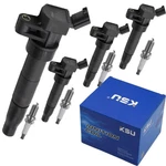 Ksu Coil Pack & Spark Plug Compatible With Hyundai Sonata 2.4L L4 2008 2009 2.... Fixed Price $80.00.