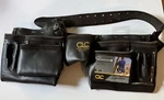 Clc 19427 Leather Work Apron 12 Pocket Brown Large Oiled. Fixed Price $74.99.