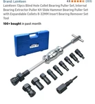 Lainkeen..... 13PCS Blind Hole Collet Inner Bearing Puller Tool Set,. Fixed Price $45.77.