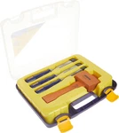 Chisel Set For Woodworking With Mallet, 4-PIECE (1788114). Fixed Price $69.99.