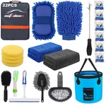 Autodeco 22PCS Car Wash Cleaning Tools Kit Detailing Set With 22, Blue. Fixed Price $34.34.