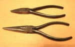 Vintage 1960'S Utica 654-6 6" Long & 22-6 Regular Needle Nose Pliers, Nice. Fixed Price $16.00.