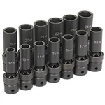 13-PIECE 1/2 In. Drive Deep Length Metric Socket Set 1313UMD Grey Pneumatic. Fixed Price $286.62.