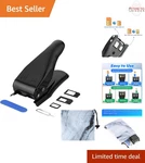 Universal Sim Card Cutter 2-IN-1 Standard Micro Nano With Adapters Eject Pin. Fixed Price $15.98.
