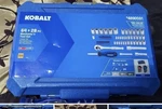 Kobalt 64+28 Piece Mechanic's Tool Set Standard (sae) Metric Polished Chrome. Fixed Price $55.00.