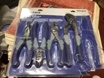 Kobalt 5 Pc Pliers Set Black Micro-nickel Finish -missing 1 So 4 Piece. Fixed Price $39.95.