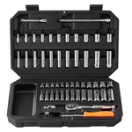 54-PC 1/4" Drive & Ratchet Set, Sae/metric, Deep/standard Sockets, Case. Fixed Price $40.99.