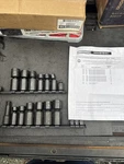 Rare Sears Craftsman Industrial Usa 14PC Impact Swivel Socket Set 1/2 48982. Fixed Price $299.00.
