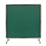 Vevor Welding Screen With Frame 6' X Curtain On 4 Wheels Green. Fixed Price $49.90.