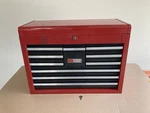 Vintage 1980 Craftsman 10 Drawer Top Mechanics Tool Box Chest 26" Usa. Fixed Price $250.00.